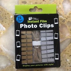 ⚜️Mini Instant Film Photo Clip Display! NWT!